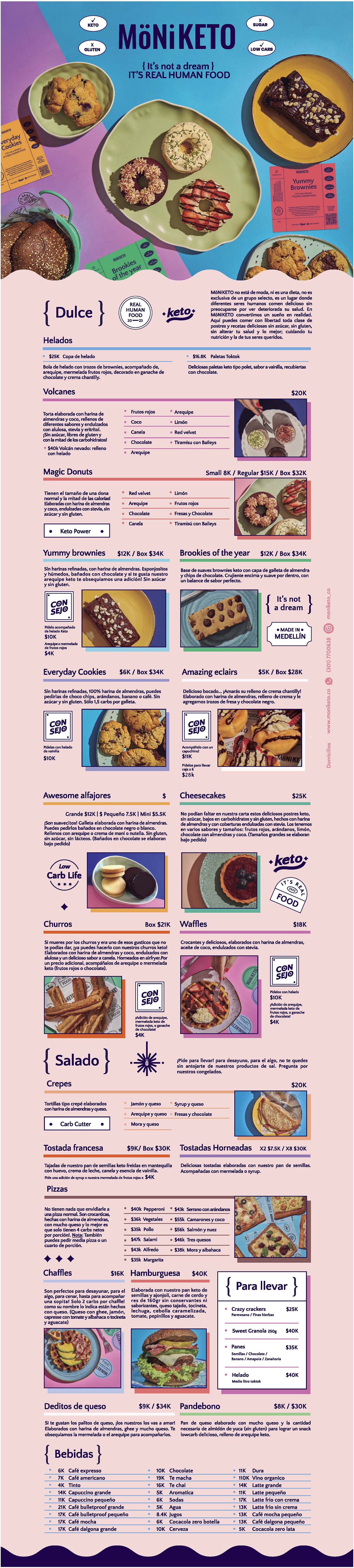 Carta Repostería MöNiKETO