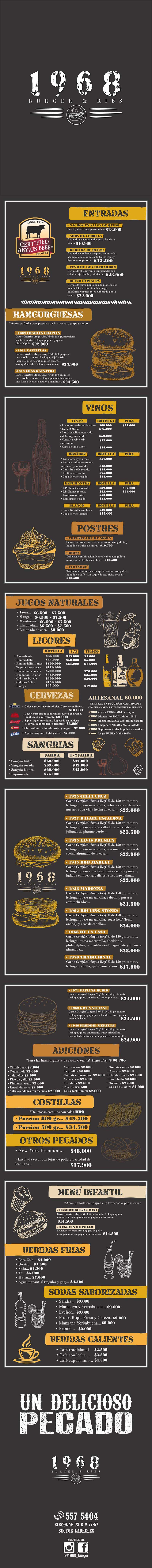 Carta 1968 burger Ribs