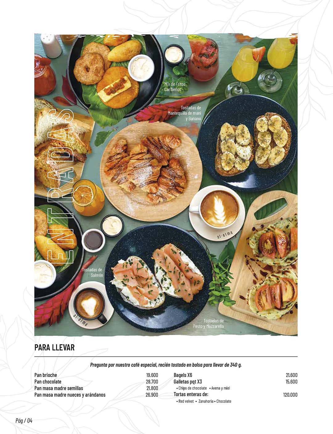 Carta Restaurante Al Alma