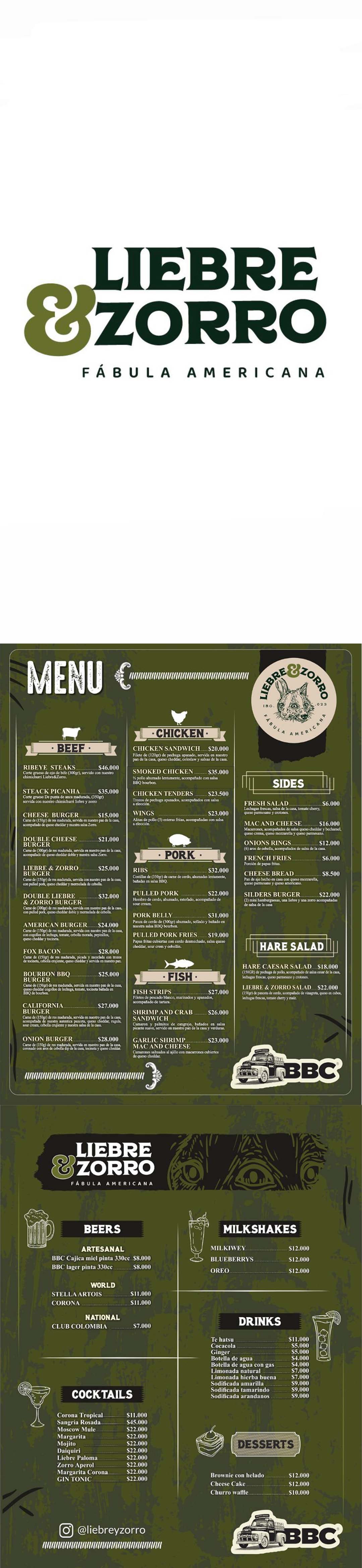 Carta Liebre y Zorro