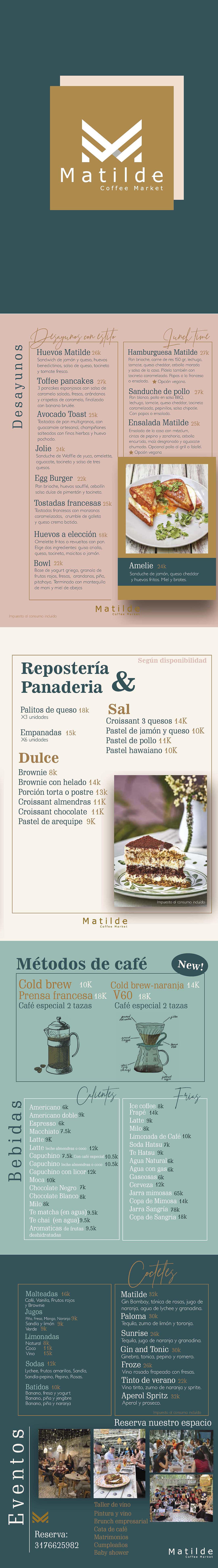 Carta Restaurante MATILDE