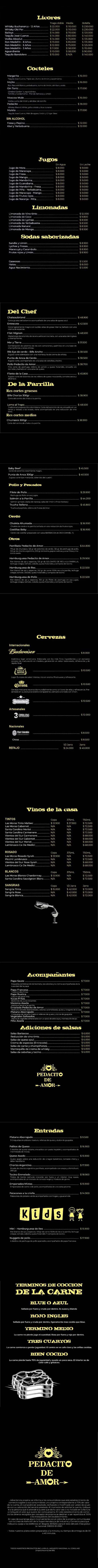 Carta Pedacito de Amor