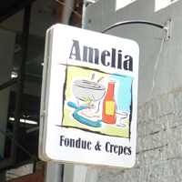 Amelia. Fondue & Crepes