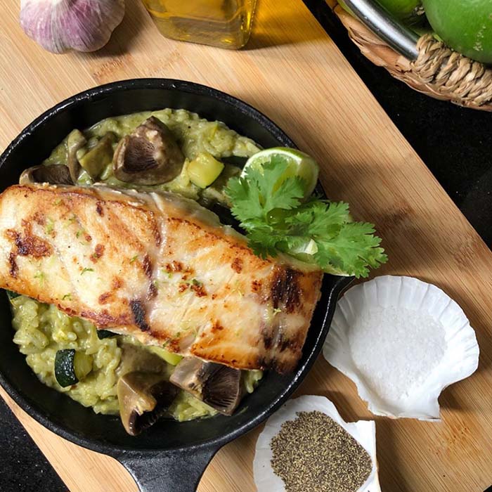 Receta: Arroz Cremoso con Cilantro y Limón