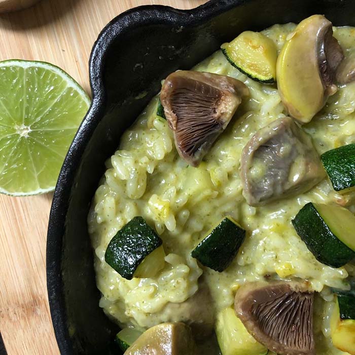 Receta: Arroz Cremoso con Cilantro y Limón