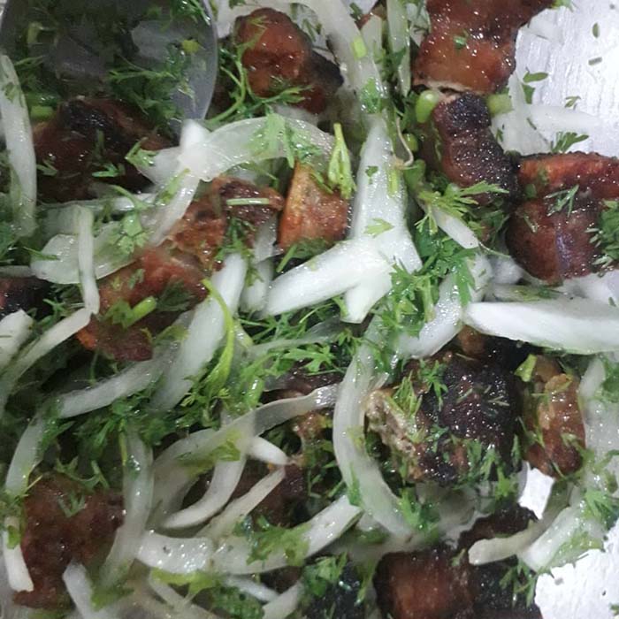 Receta: Ceviche de chicherrón