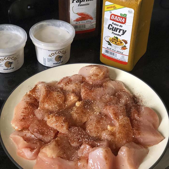 Receta: Pollo al Curry